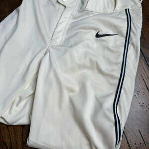 NIKE Vapor Pro High Baseball‎ Pants Mens Pale Gold with Black -Small